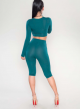 Women's Jumpsuits with Crop Top and Capris